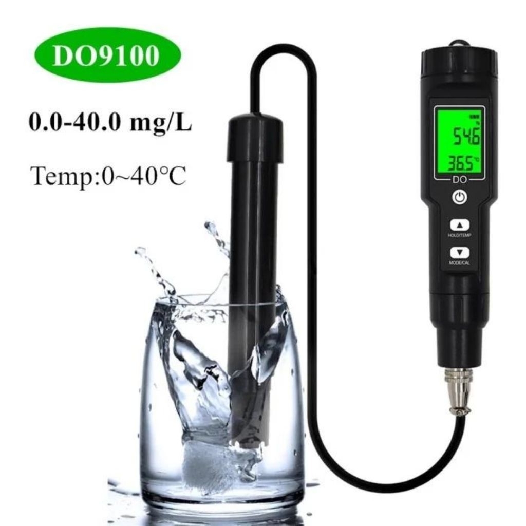 Dissolved Oxygen DO Meter Bluetooth DO - 9100 Portable mg/L %