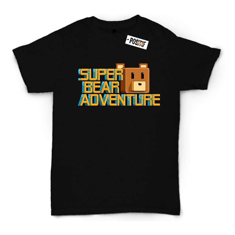 Kaos Anak SUPER BEAR ADVENTURE Kaos Game Harian Anak Positif Merch