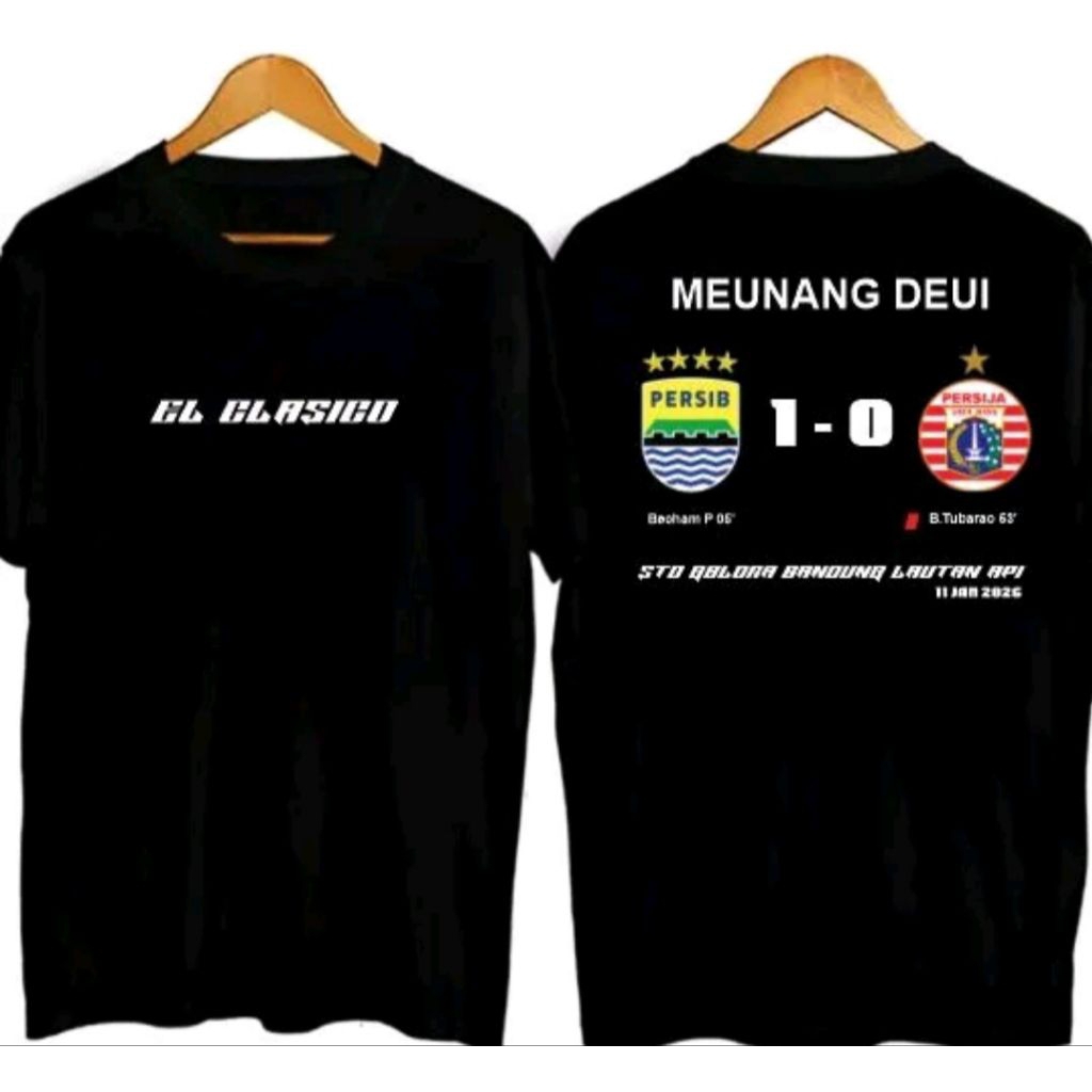 Kaos T-shirt PERSIB VS PERSIJA MEUNANG DEUI Kaos Distro unisex