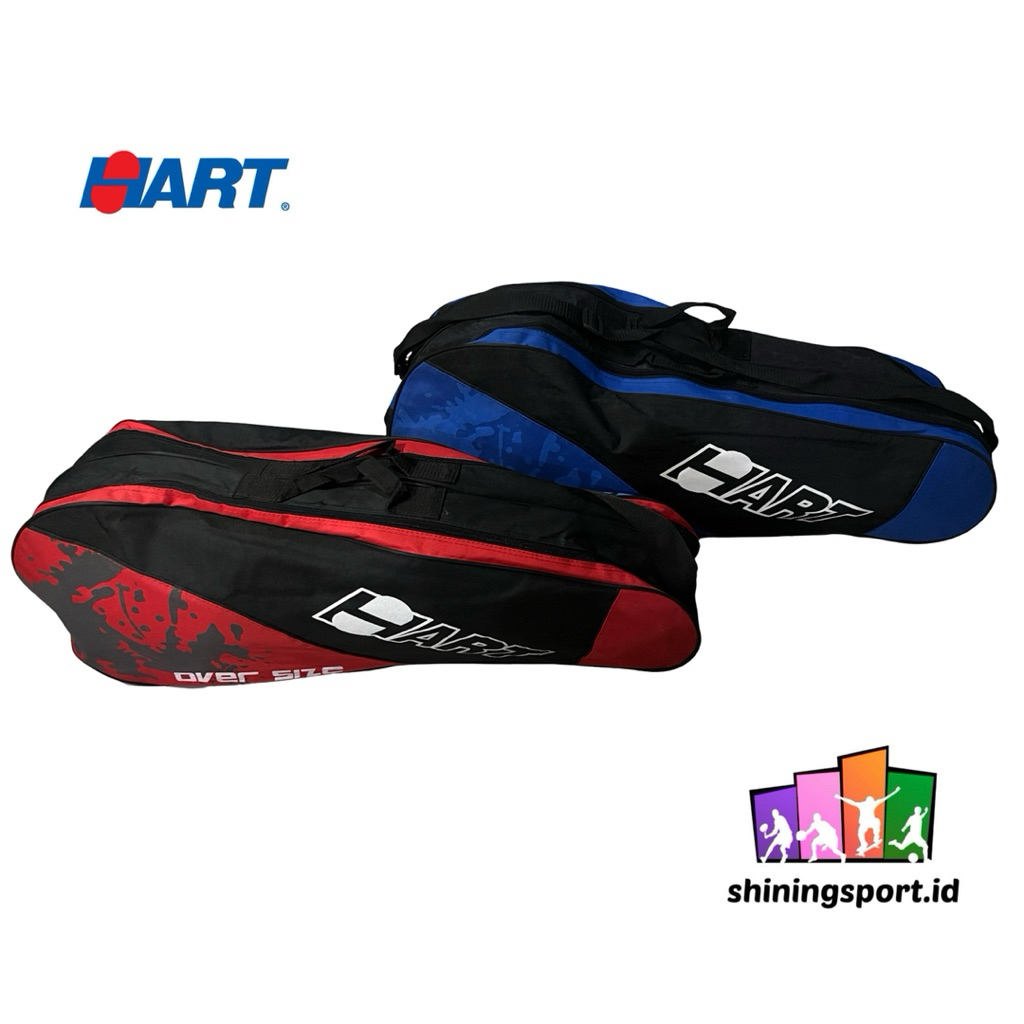 Tas Raket Badminton Hart 2R Oversize 100% Original