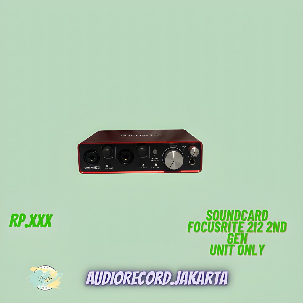 Soundcard focusrite 2i2 2nd gen