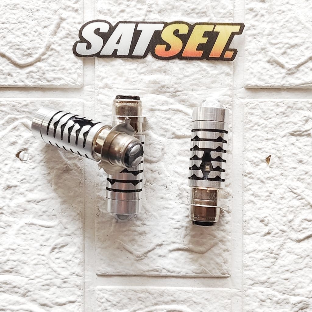 Lampu Depan Led Laser H6 AC/DC Untuk Motor Mio Vario Beat Spin Grand Supra Skywave Skydrive Nex DLL