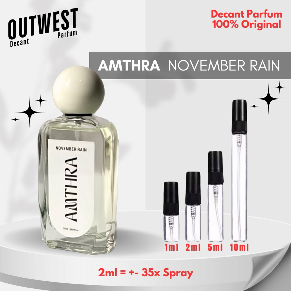 Decant Parfum Amthra November Rain EDP for Unisex