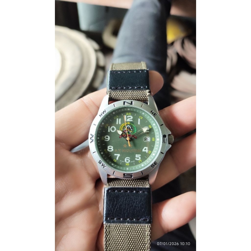 jam tangan pria swiss military not seiko not hamilton non g shok