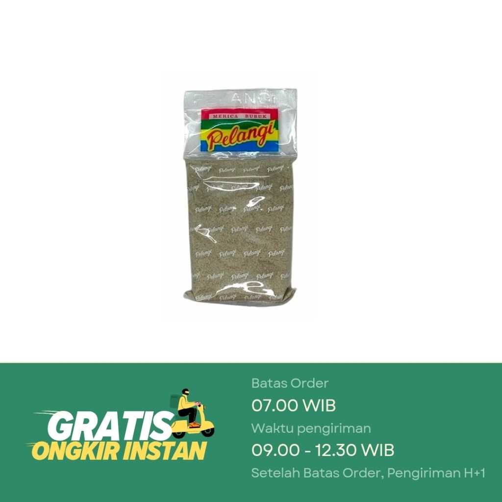 Merica Bubuk merk Pelangi