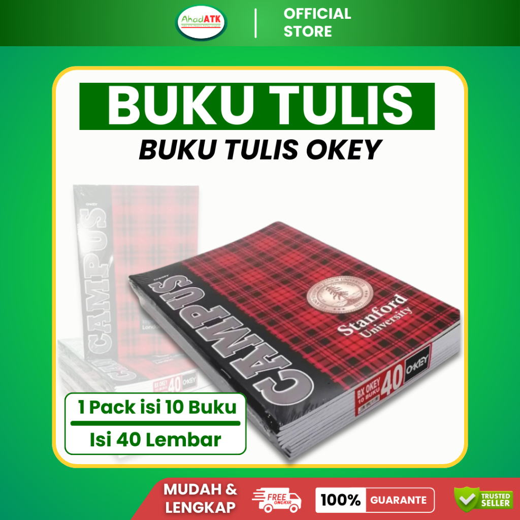 Buku Tulis Anak Sekolah Campus Berkualitas Tinggi / Buku Tulis Campuss OKEY
