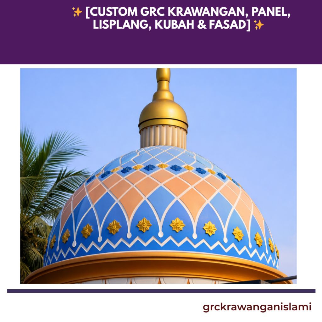 Model Kubah Masjid Galvalum Tahan Lama Tangerang Jakarta
