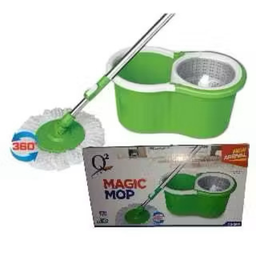 PEL LANTAI MAGIC MOP Q2 STAINLES/ALAT PEL+EMBER Q2
