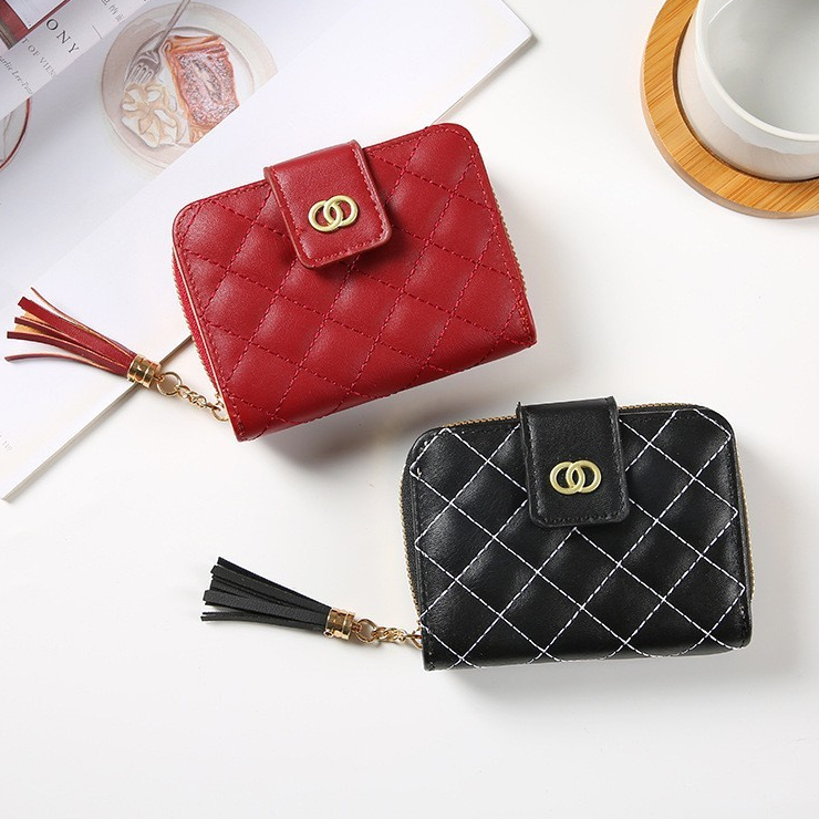 Dompet kecil wanita dompet koin wanita dompet lipat wanita dompet tipis wanita