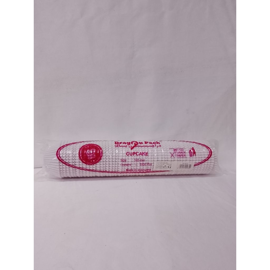 Cake Case Dragon 10,5 White 1000 pcs