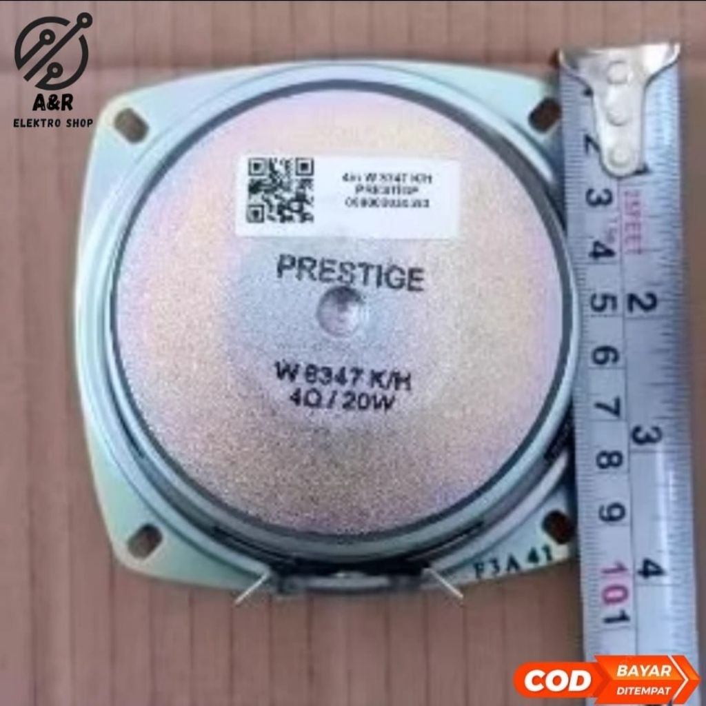 SPEAKER 4 ICH PRESTIGE WOOFER 4 OHM 20 WATT MAGNET KECIL TERLARIS