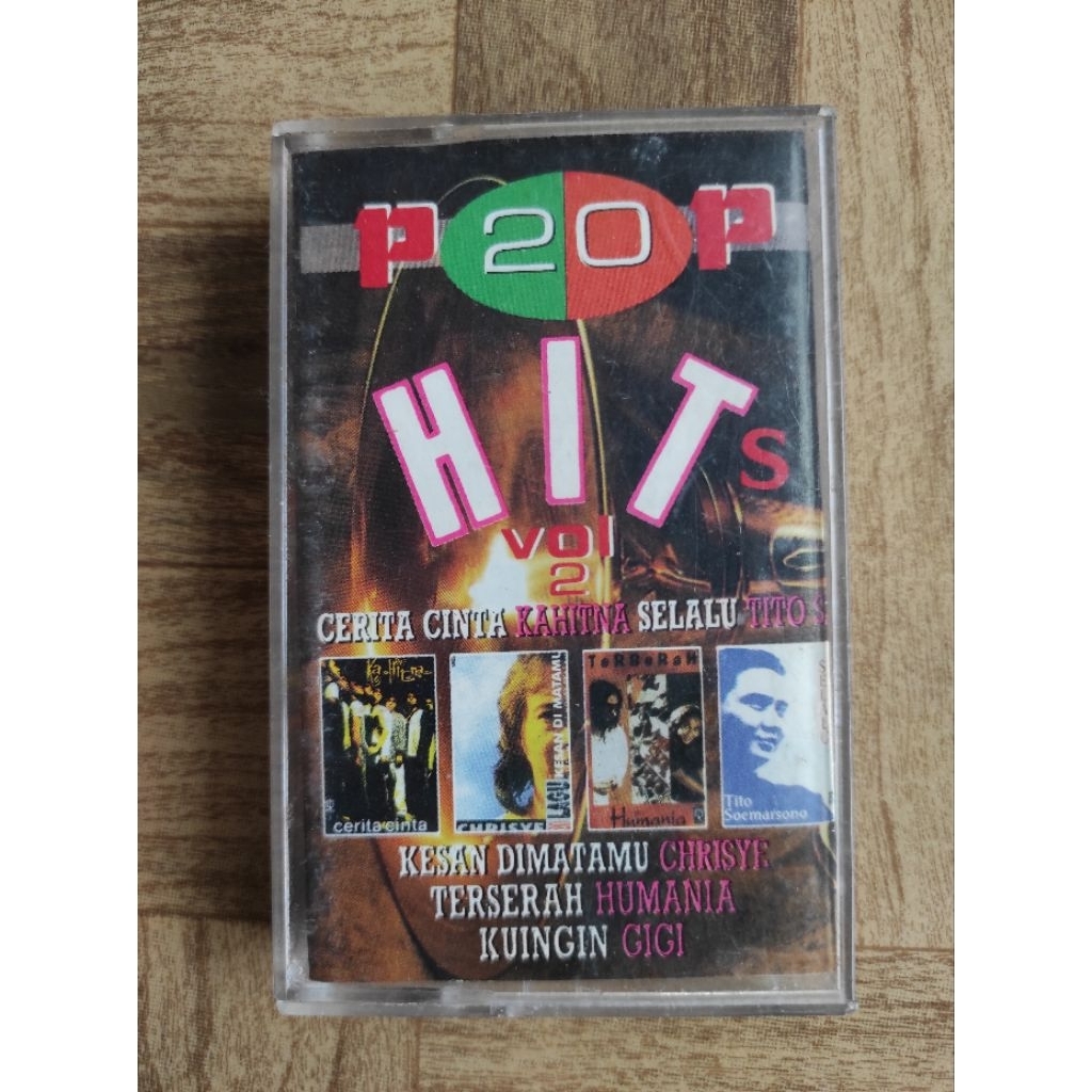 kaset pita 20 pop hits vol. 2