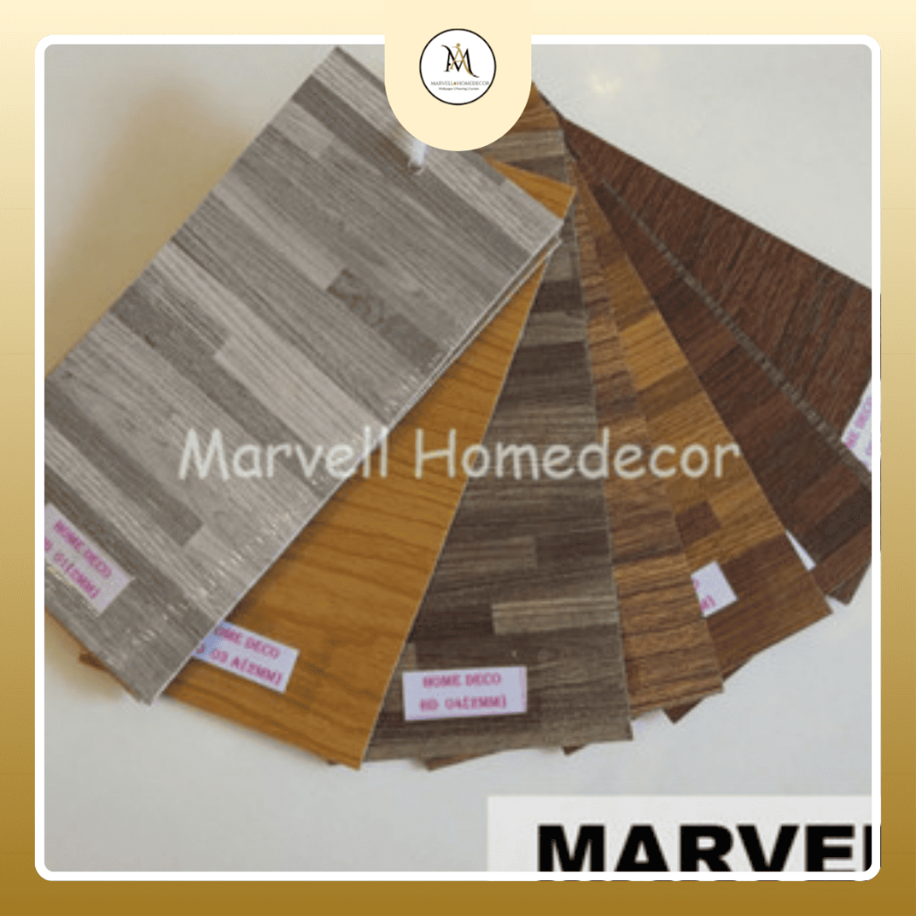 Lantai Vinyl Lantai Kayu Motif Kayu Asli Tebal 2 mm Harga Per Meter Persegi Bukan Per Box Premium Hi