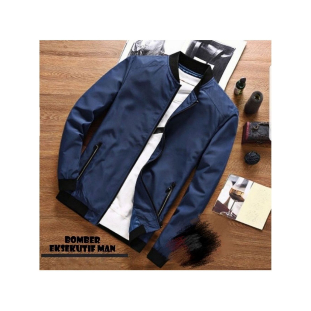 Jaket Bomber man Pria Parasut polos jaket Musim dingin/ Jaket Bomber murah vintage stylis jaket & ma