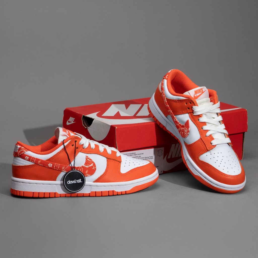 Dunk Low Paisley Orange Womens