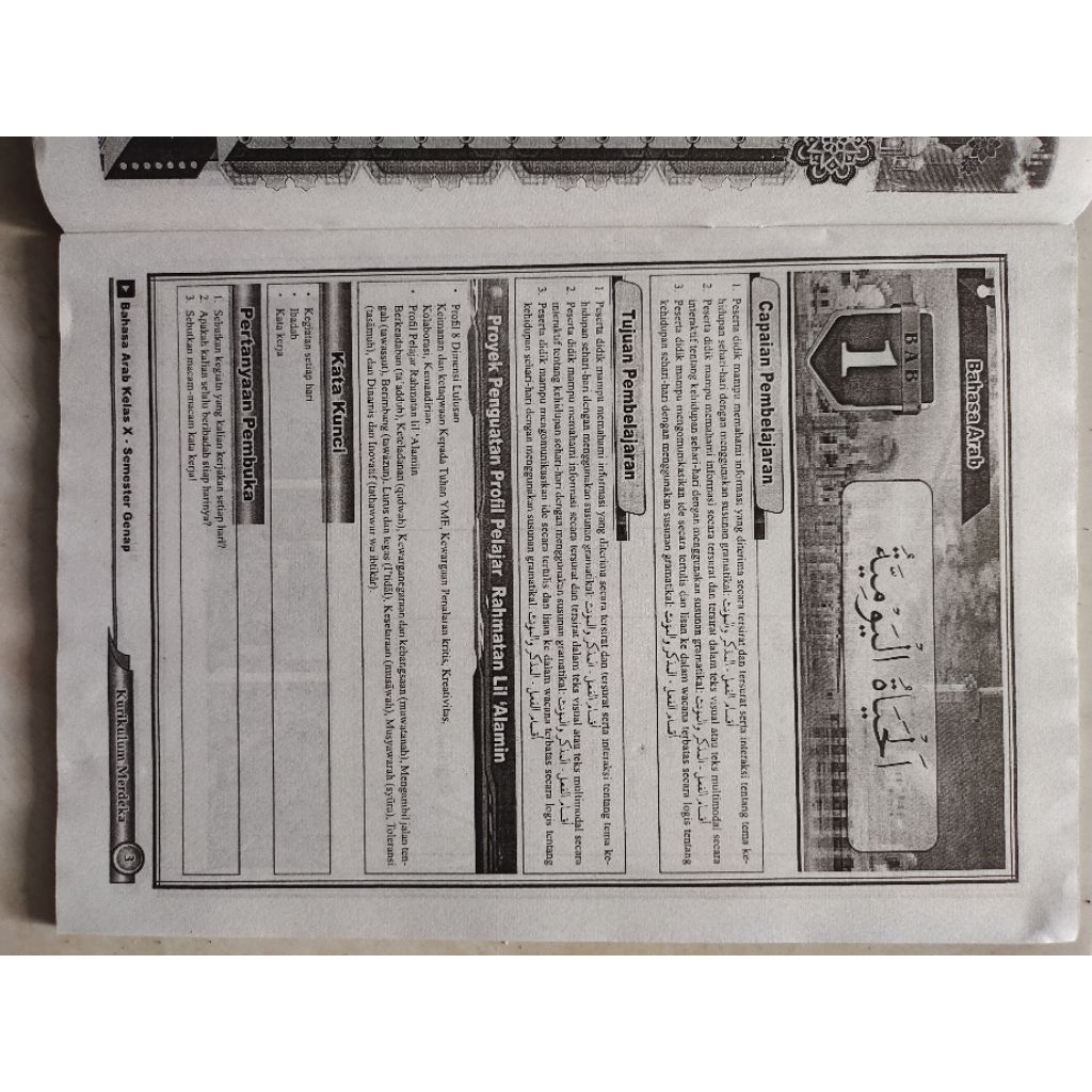 lks bahasa arab kelas x deep learning