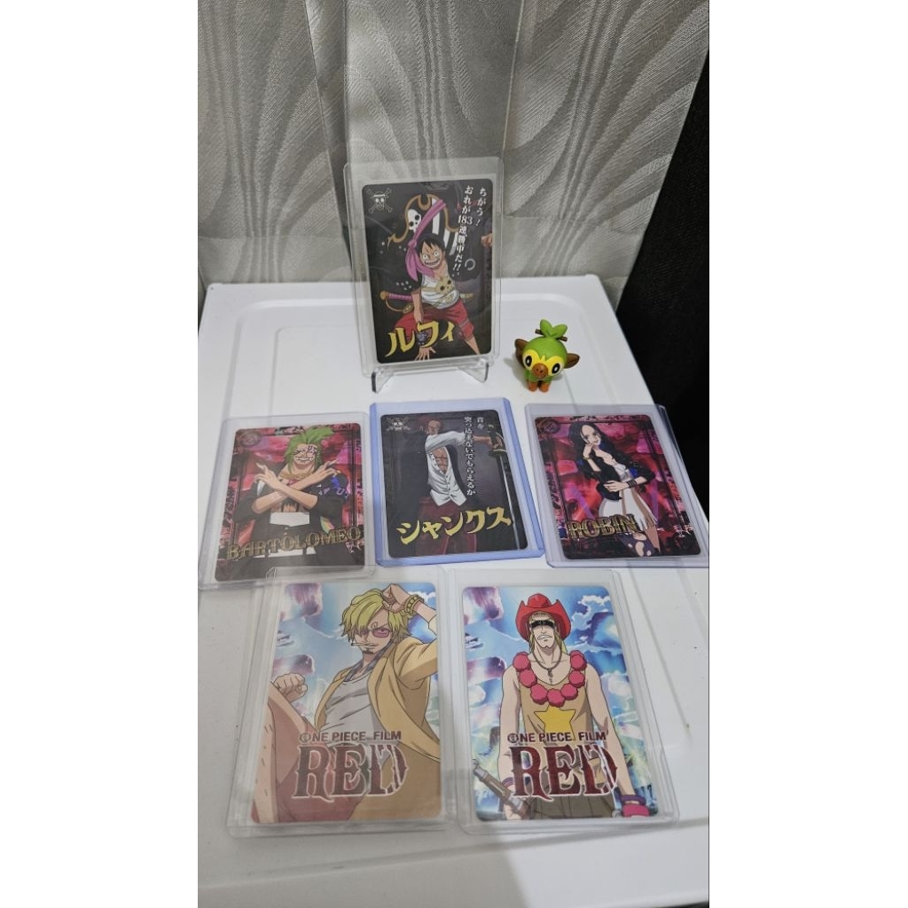 One piece Red Film Movie Fan screening Promo Card Kartu
