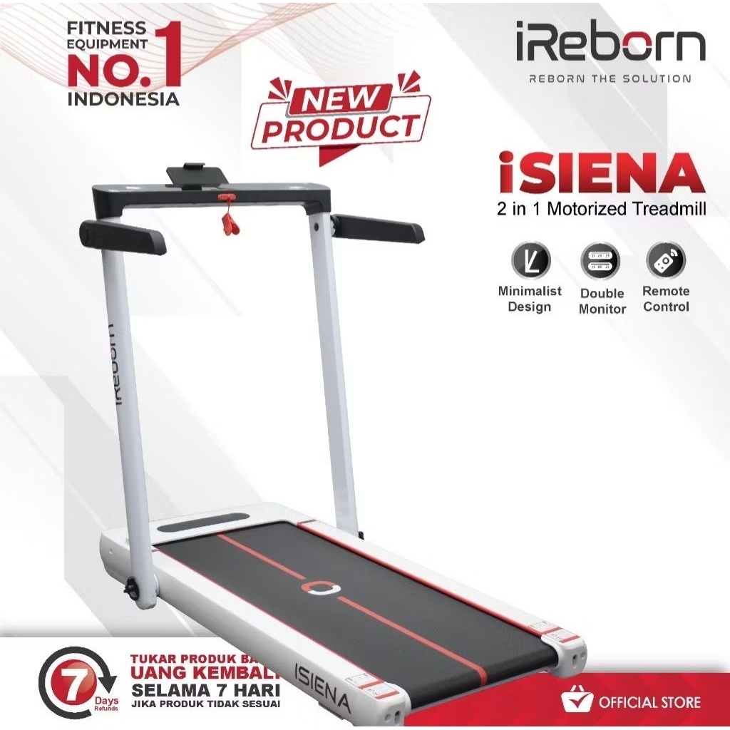 PRELOVED Prelove Alat Olahrga TREADMILL Ireborn Isiena Alat Fitness Treadmill Elektrik Siena