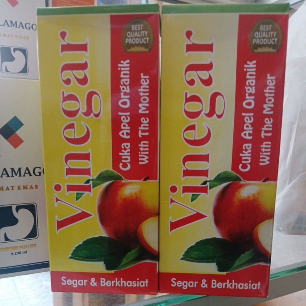 VINEGAR CUKA APEL ORGANIK 330ML