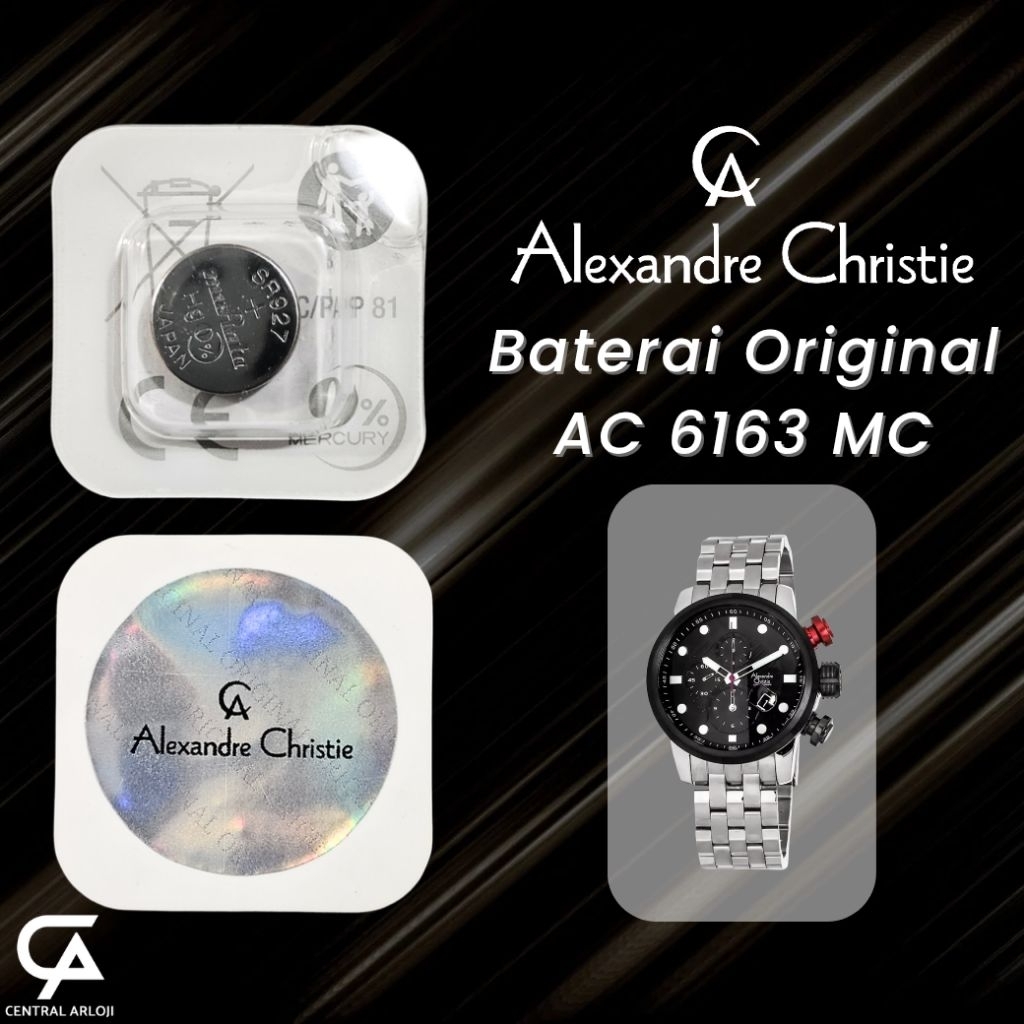 Baterai Original Alexandre Christie AC 6163 MC High Performance