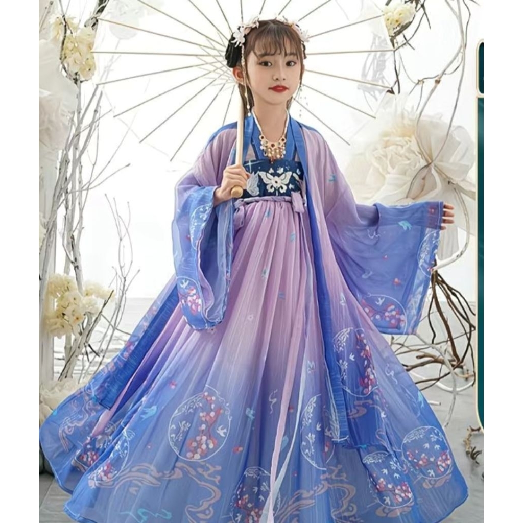 cheongsam hanfu Dress baju hanfu China etnik qipao tradisional kostum Dress Negera nyanyi/pentas