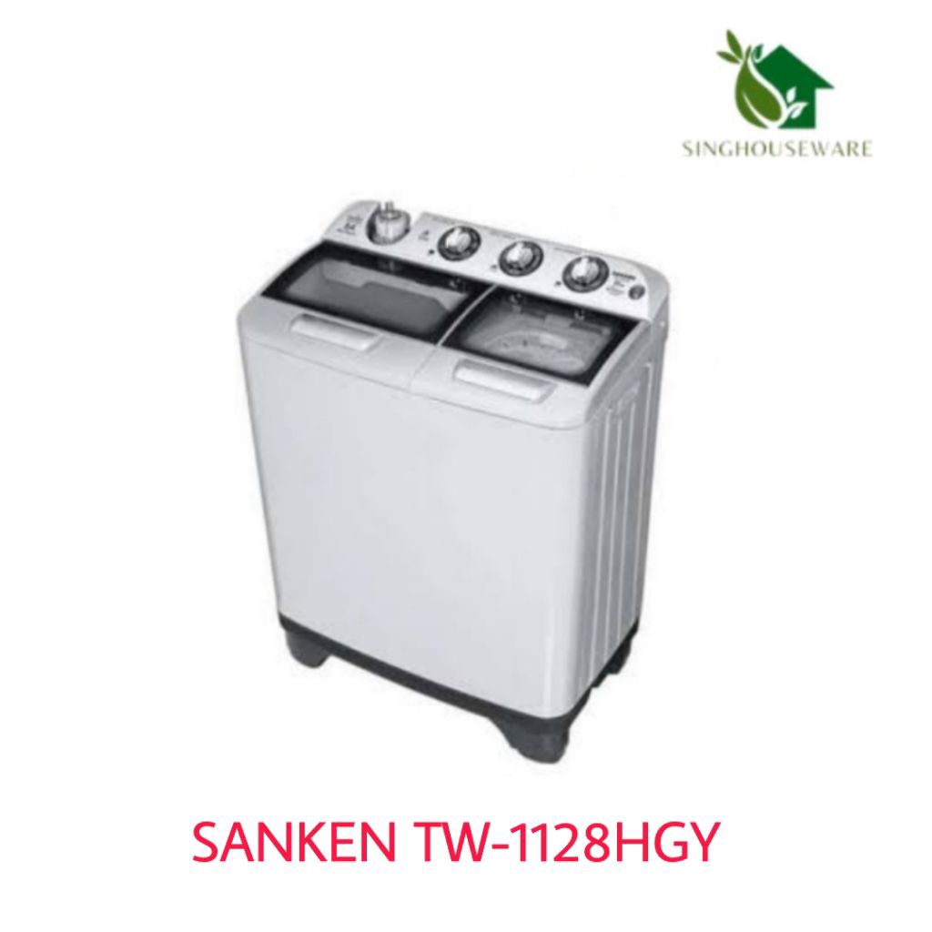 Sanken Mesin Cuci 2 Tabung 11Kg TW-1128HGY
