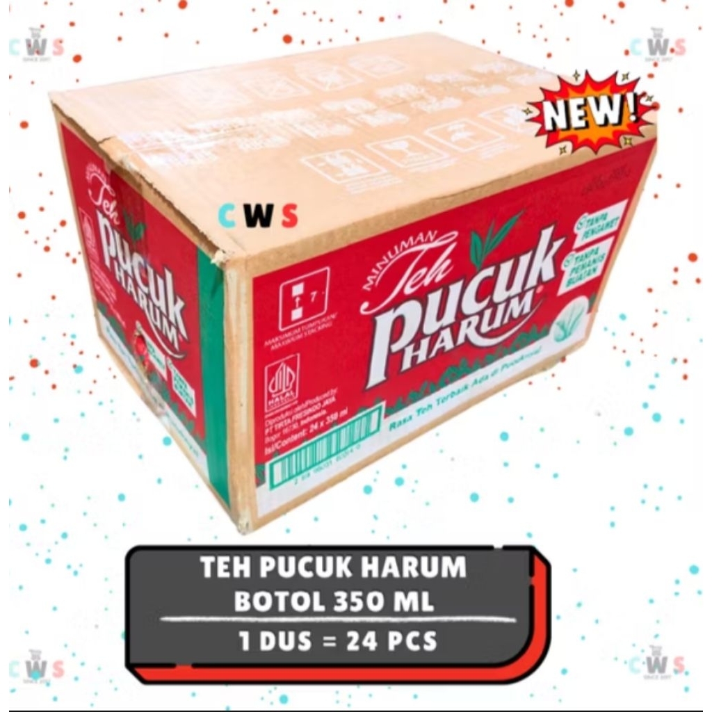 TEH PUCUK HARUM 350ML 24BOTOL 1DUS