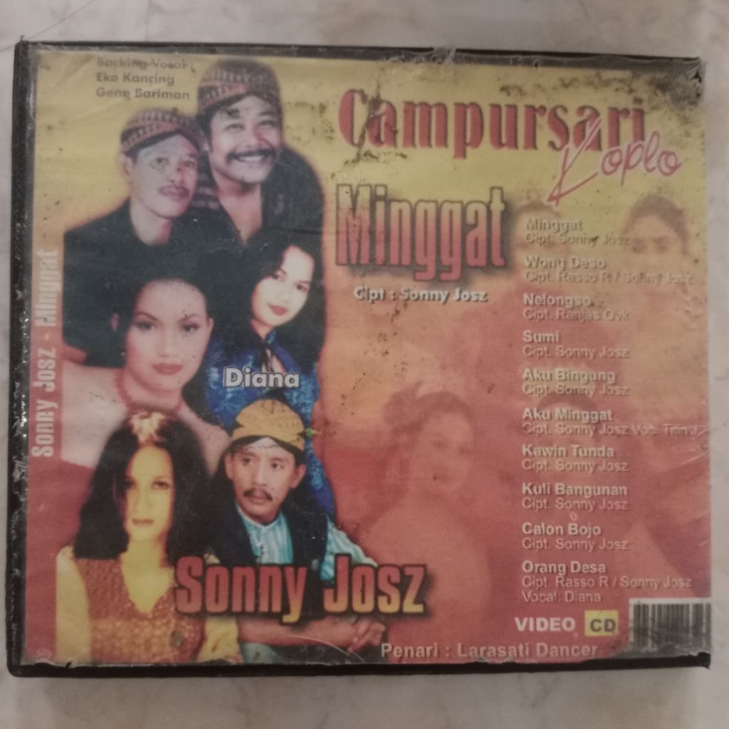 VCD Campursari Koplo Sony Josz Minggat