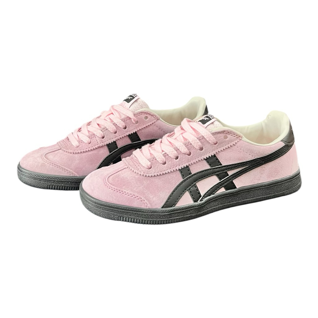Sneakers Onitsuka Tokuten Pink Garis Hitam