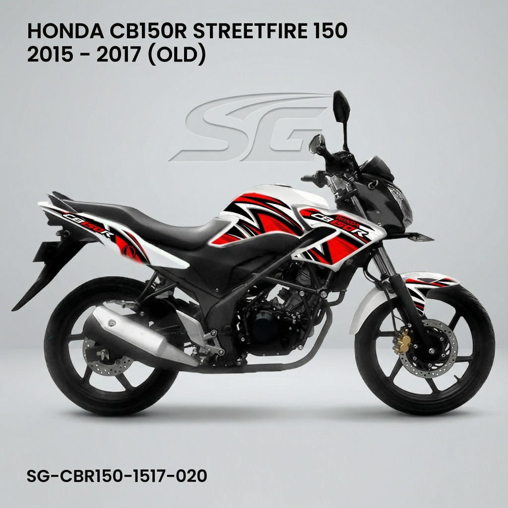 Stiker CB150R StreetFire 150 OLD | Tahun 2015–2017 | Body Auto Beda