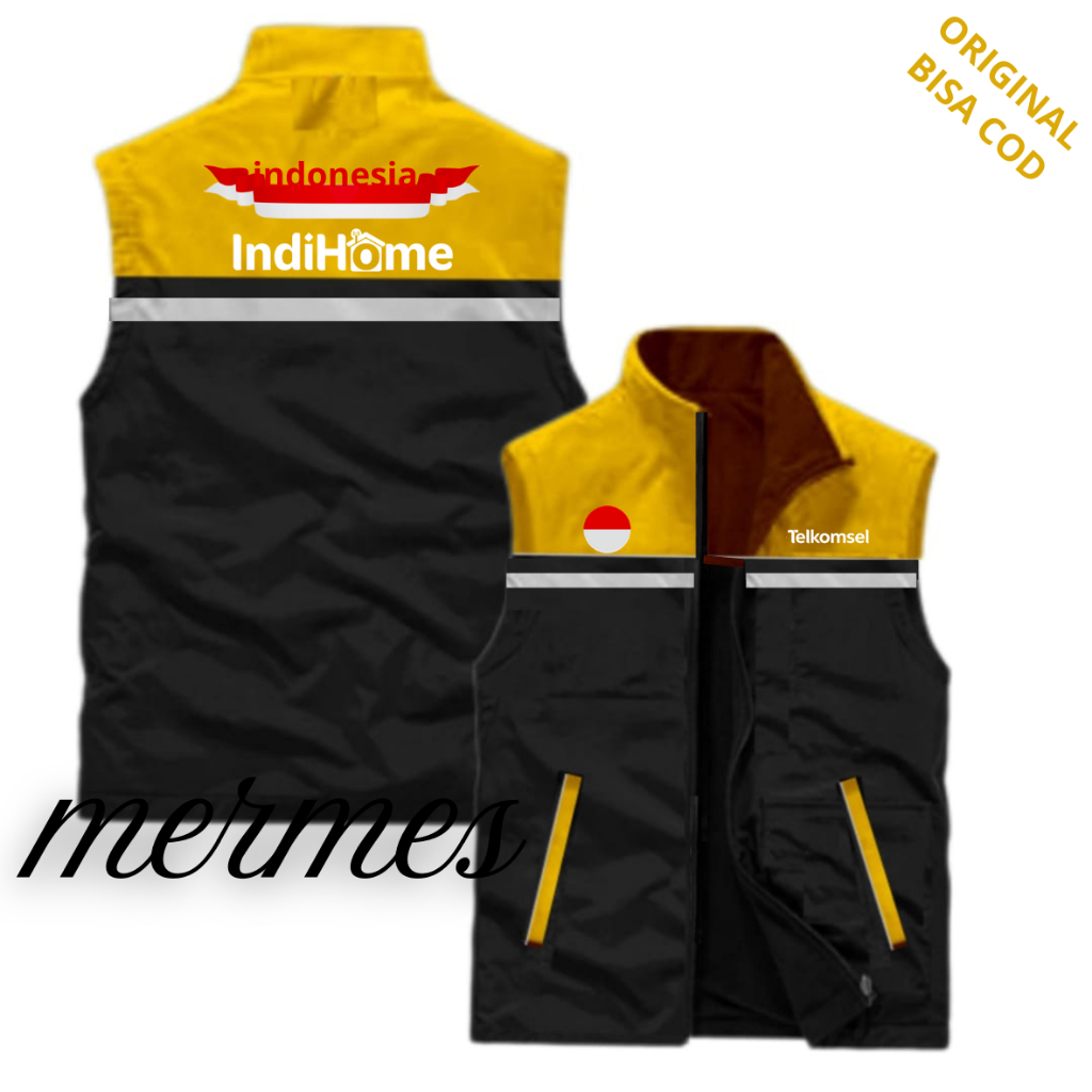 Diskon Rompi Pri 2025 Nyaman Adem Rompi Kerja Telkom Indihome-bisa costume dan reques