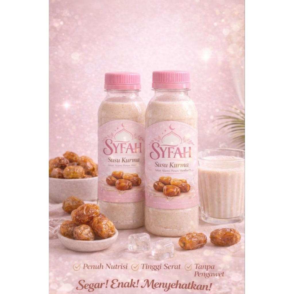 SUSU KURMA SEGAR DARI BUAH KURMA ASLI 250ml
