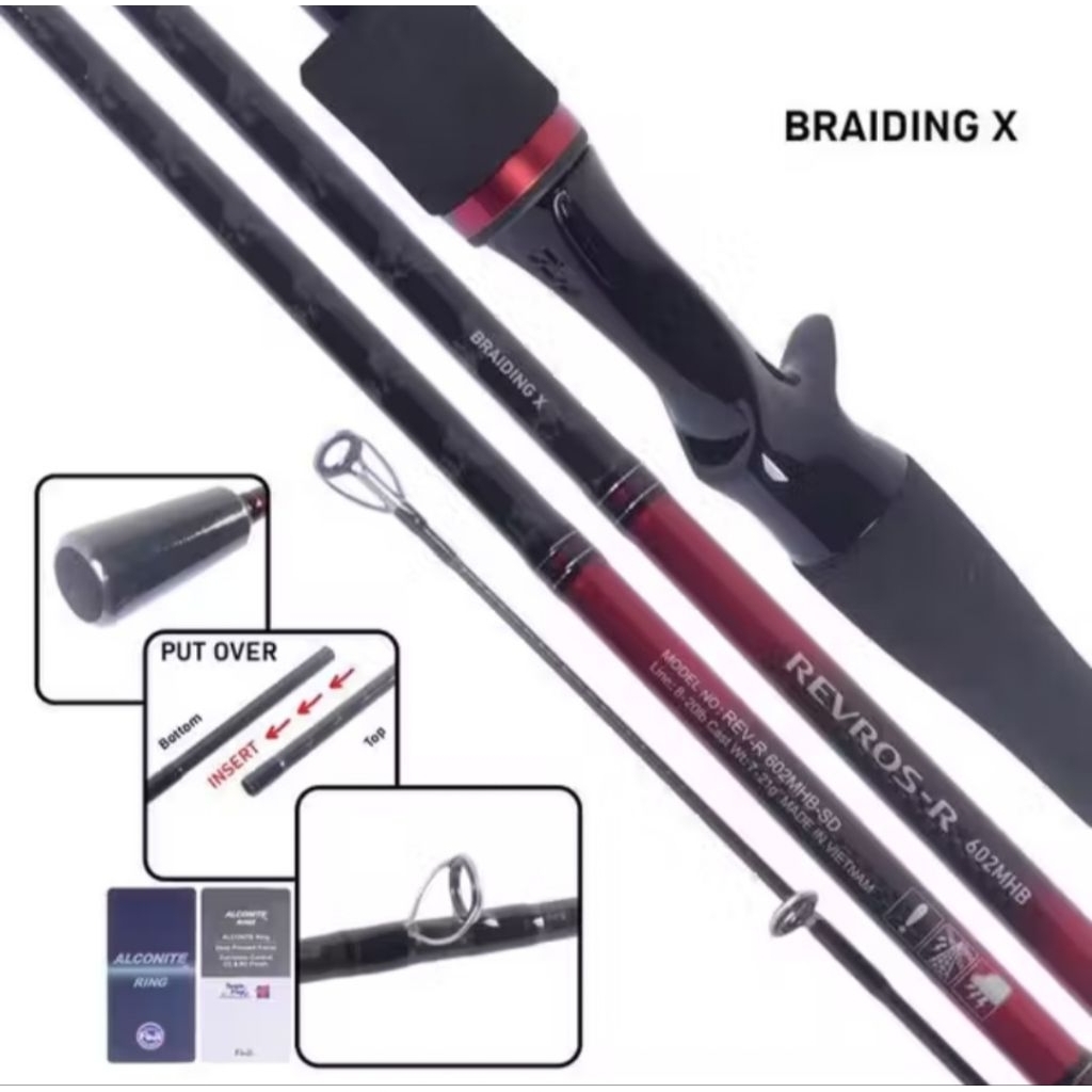 Joran Daiwa REVROS-R 2024 | Spinning | BaitCasting | Ring Full Fuji