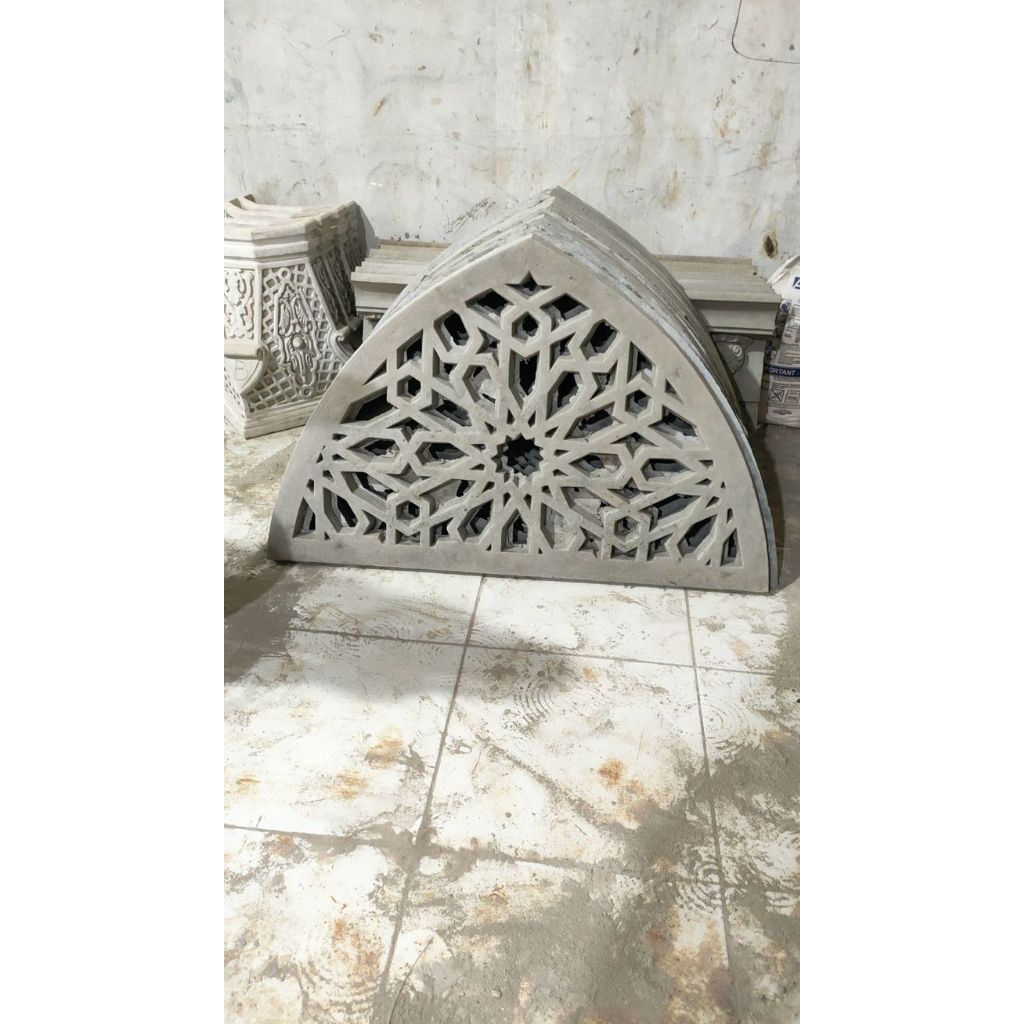 GRC Krawangan Custom | Motif Krawangan Fasad Rumah