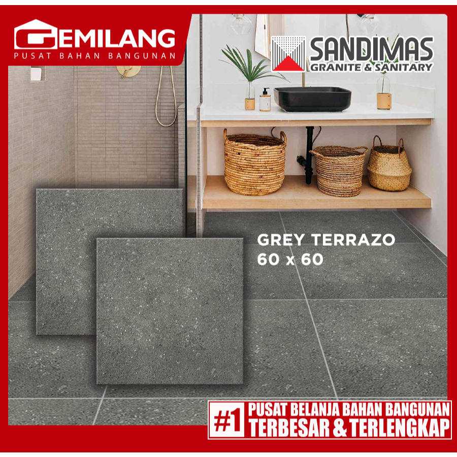 SANDIMAS GRANIT GREY TERRAZO 60 x 60