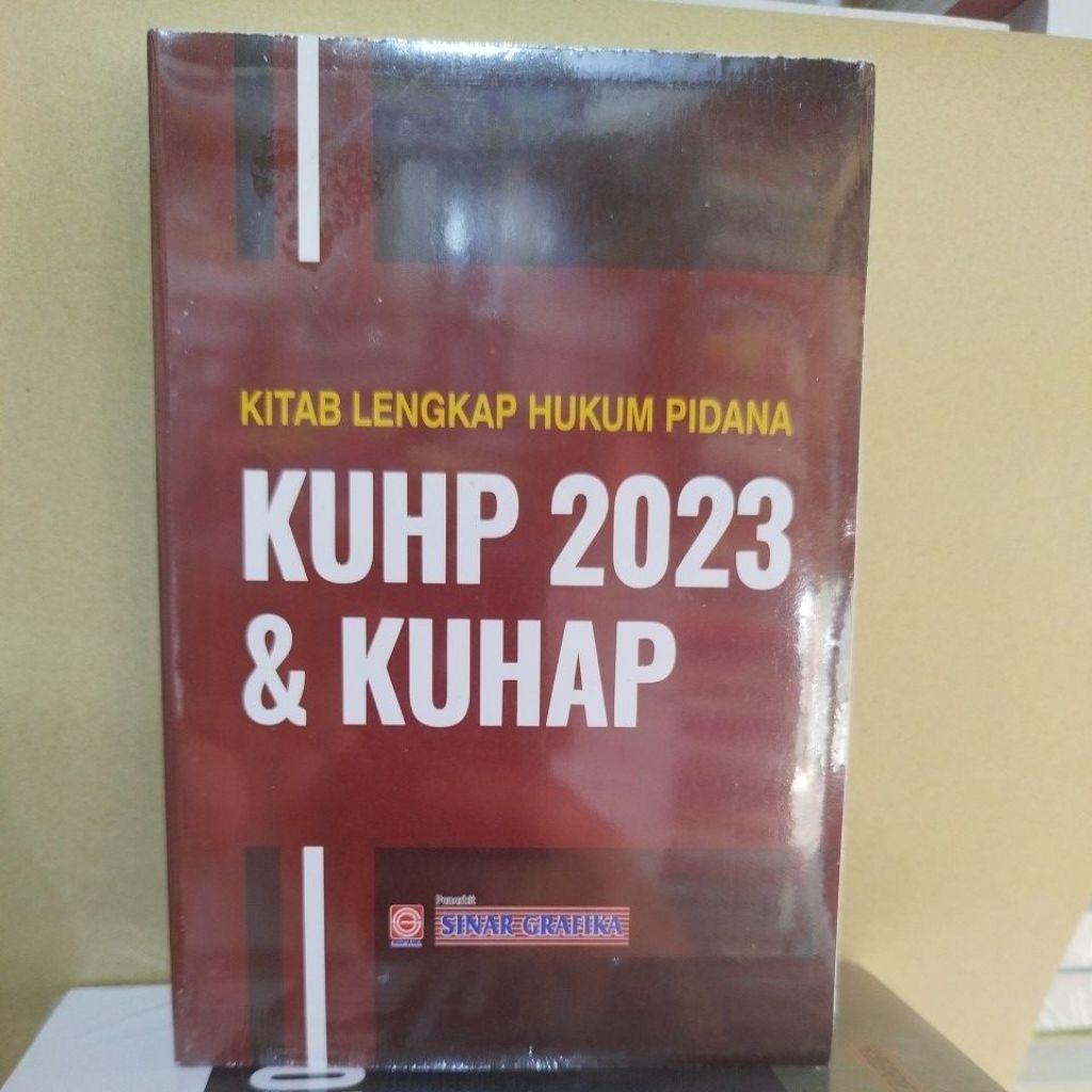 Buku KUHP 2023 dan KUHAP Kitab Lengkap Hukum Pidana
