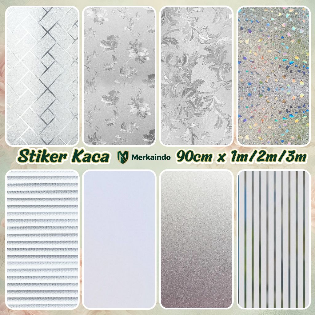 90cmx300cm Stiker Kaca Jendela/Stiker Kaca Premium Hologram Sunblast/MewahStiker Kaca Film Rumah/Sti