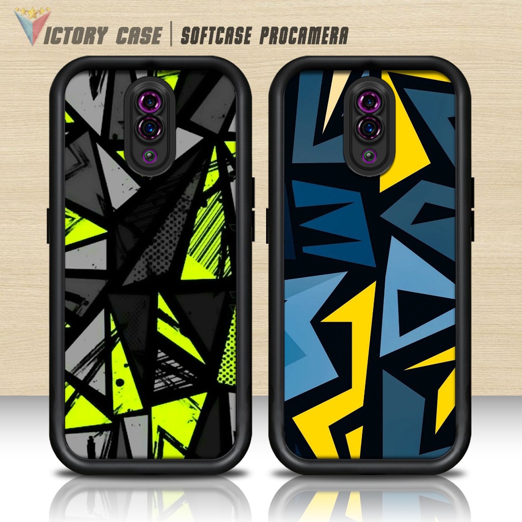 Case OPPO RENO 1/ RENO/RENO 6,4 PCAM00 PCAT00 CPH 1917 Motif ( ABSTRAK) Cover Handphone Softcase Glo