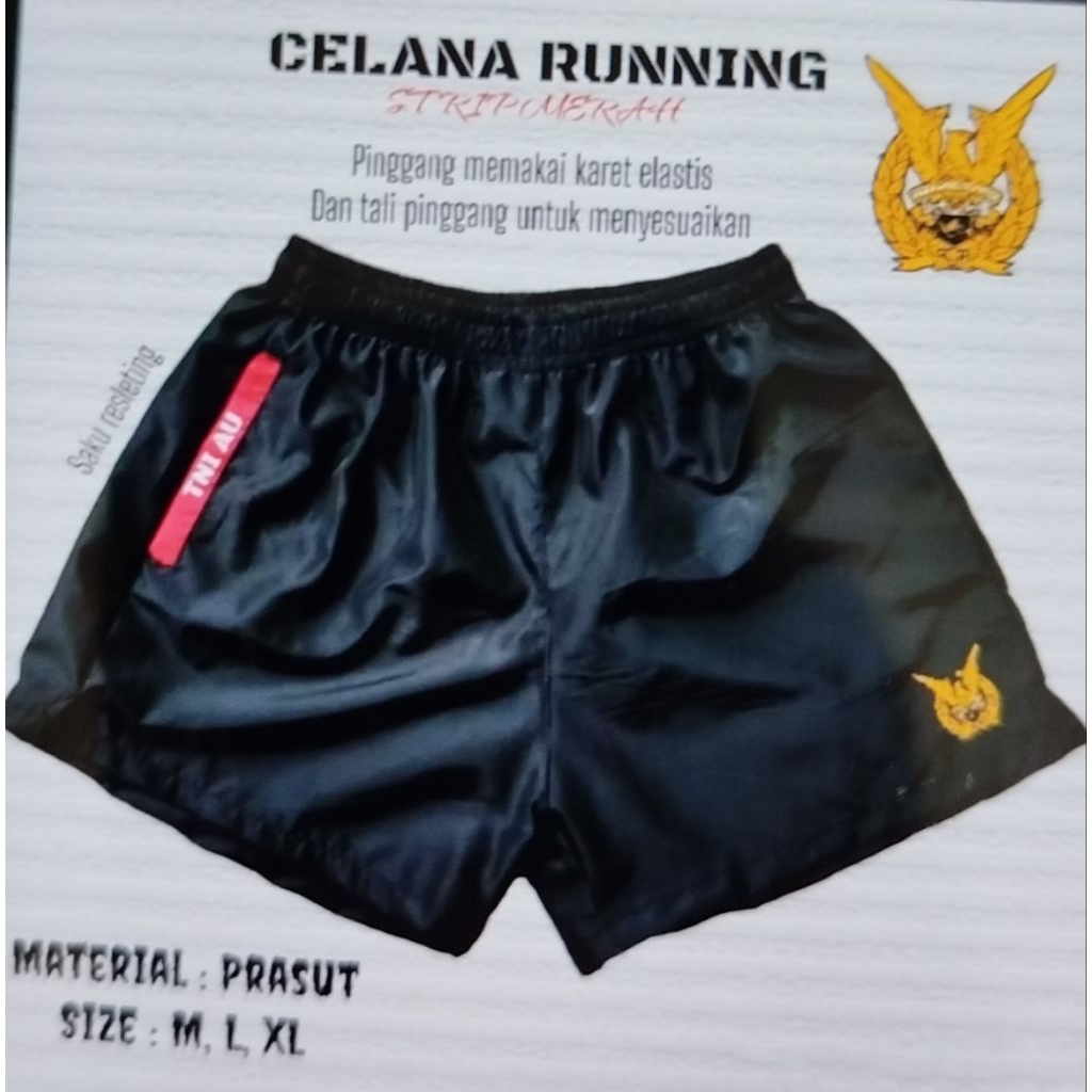 CELANA RUNNING TNI AU, CELANA AEROBIK TNI, CELANA PENDEK PRIA, CELANA PRASIT, CELANA RUNNING TNI AU