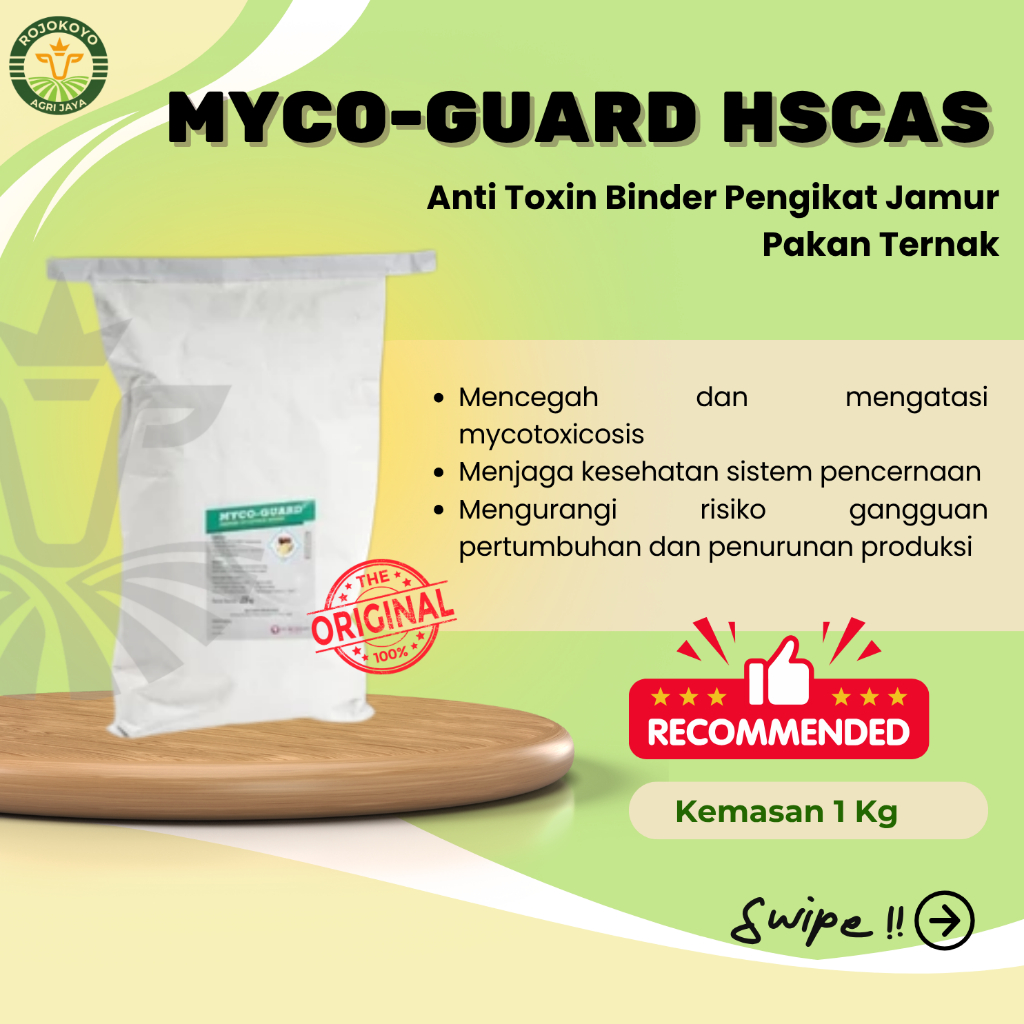 Myco-Guard HSCAS Anti Toxin Binder Pengikat Jamur Pakan Ternak