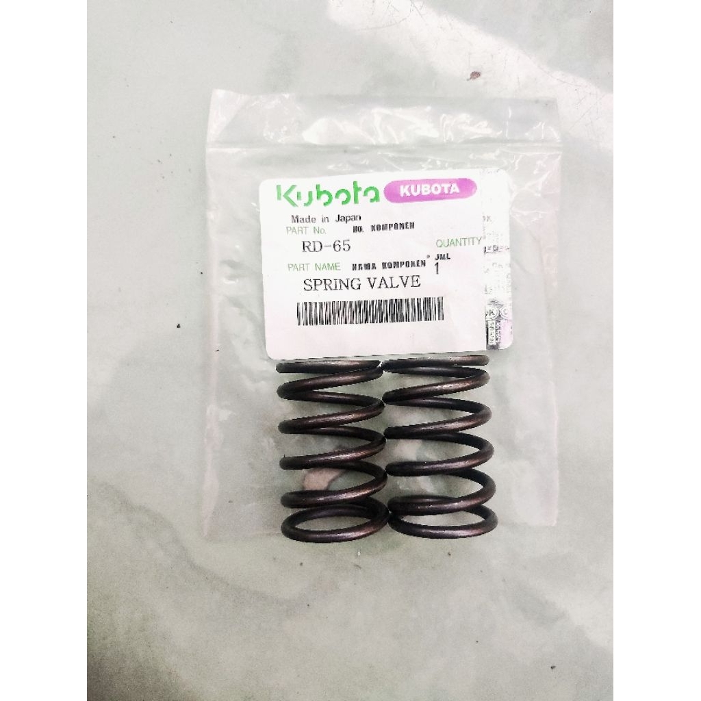 per pir klep spring valve kubota rd 65