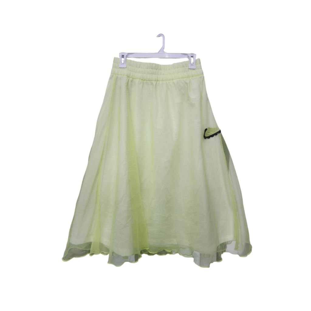 Rok Panjang Flare Tutu Tile Skirt Brand Nike Original Logo Bordir Rare Item Pinterest Kawaii Fairyco