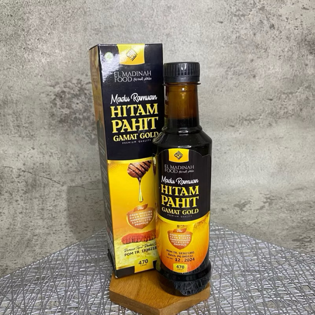MADU HITAM PAHIT GAMAT GOLD