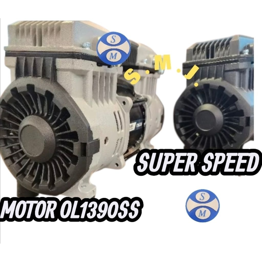 motor kompresor oilless 1390 watt dinamo kompresor angin 2hp mesin kompresor oilless izumi super spe