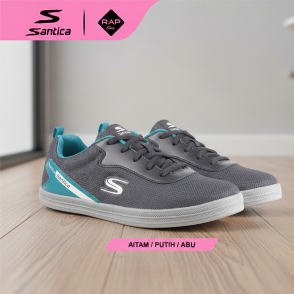 SEPATU SNEAKERS WANITA SANTICA ORIGINAL INOJIN RENZY WIBIKI - SEPATU SNEAKERS CEWEK - FASHION PEREMP