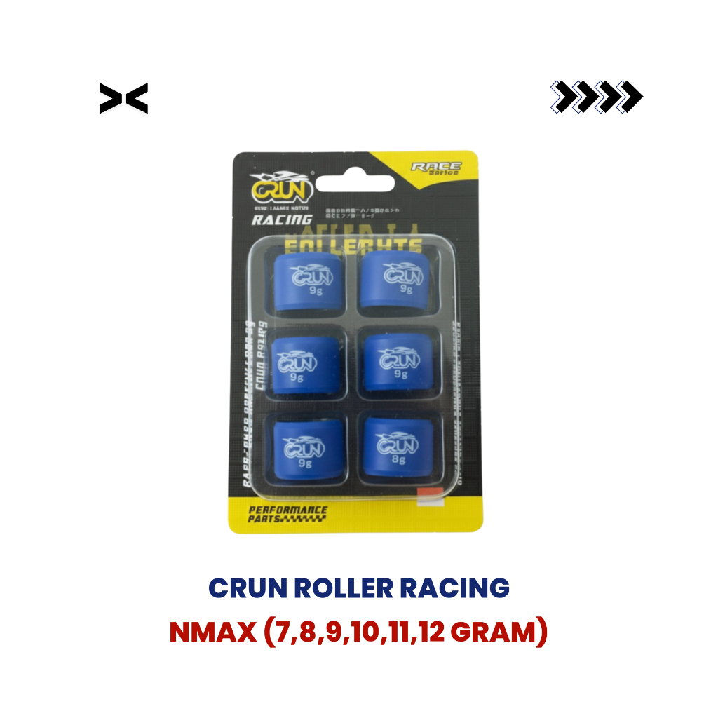 Roller Racing CRUN NMAX 7 8 9 10 11 12 Gram Variasi – Roller CVT Motor Matic