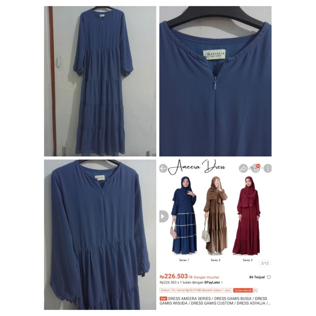 preloved gamis asyalia