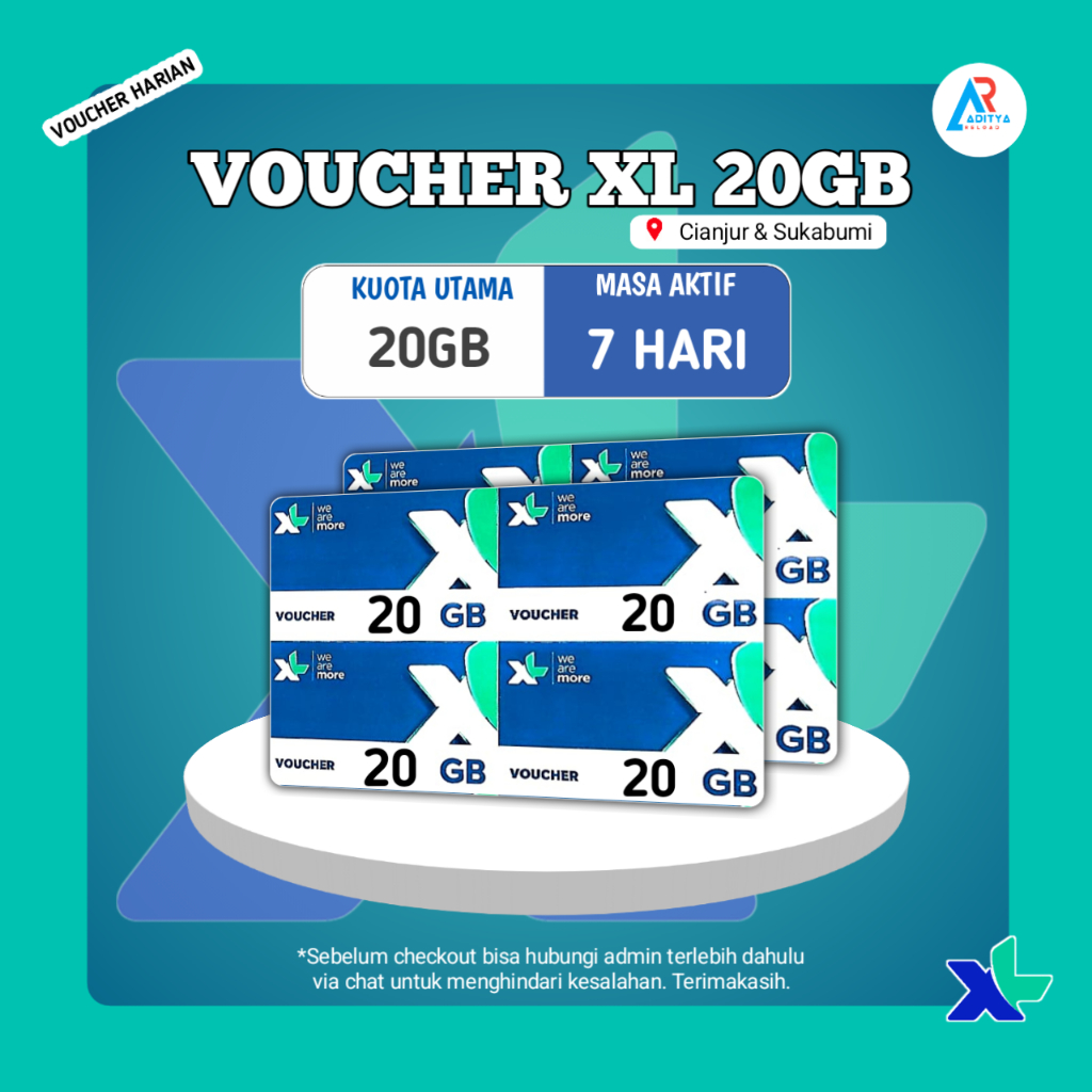 Voucher XL MINI (XL) 20GB 7Hari