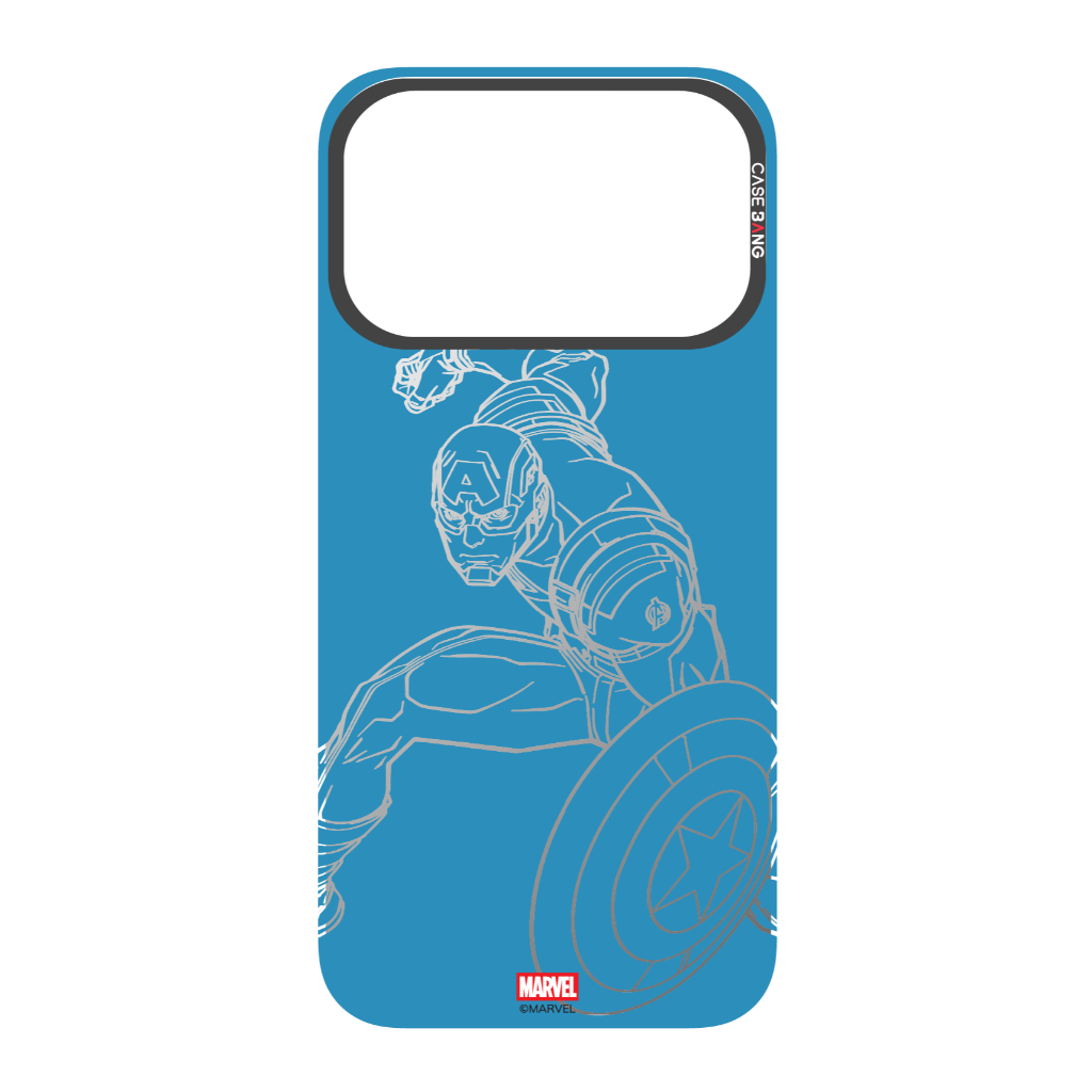 Casebang Removable Phone Case Cover Avenger Series - Captain America Magnetic Casing Iphone