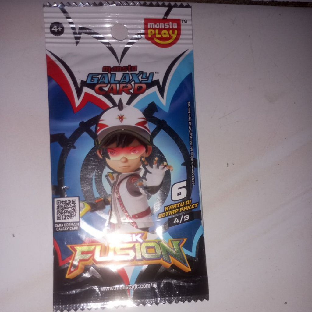 Monsta Galaxy Card Boboiboy Supra Emas Langka